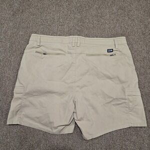 Mountain Hardwear Shorts Mens 40 Tan Khaki Cargo Hiking Outdoor Utility 7 Inseam